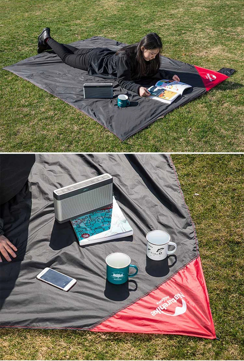 Naturehike Multifunction Ground Sheet Tent Mat Waterproof Picnic Mats Portable Beach Camping Tarp Footprint Awning NH17D050-B