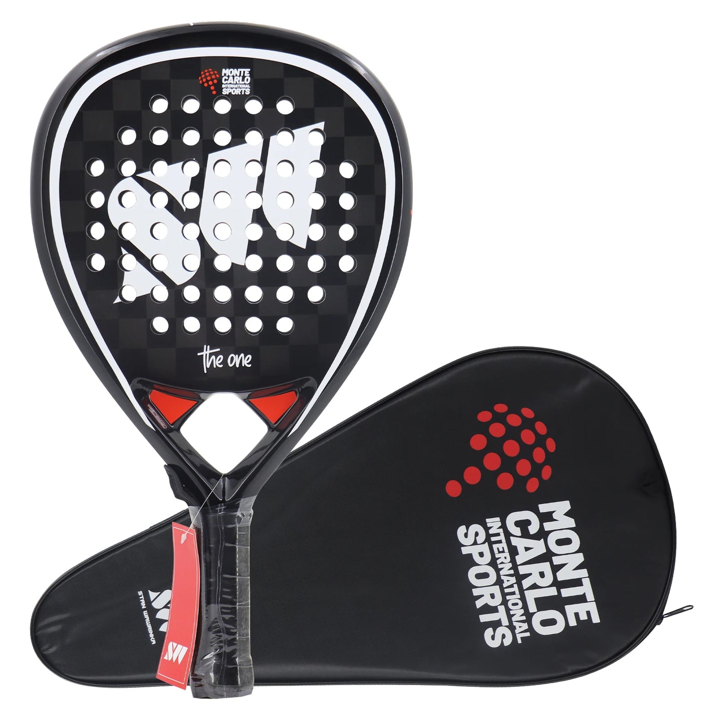 INSUM Padel Racket 2022 Carbon Fiber Soft EVA Surface High Balance Diamond Shape Sports Racket for Advanced Players Paddle
