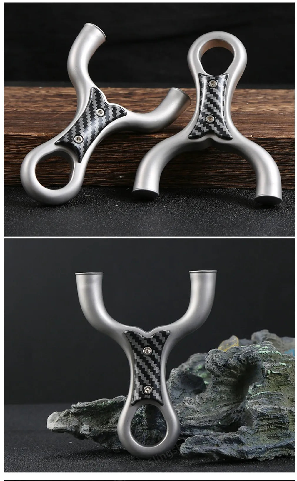 Powerful shooting slingshot outdoor shooting hunting 440C stainless steel slingshot competition accessories catapult