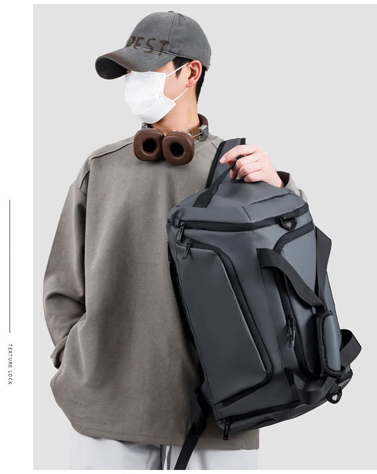 Golf Boston Bag Golf Clothing Travel Bag Large-capacity Business Backpack Multi-functional Sports Fitness Wet and Dry Separation