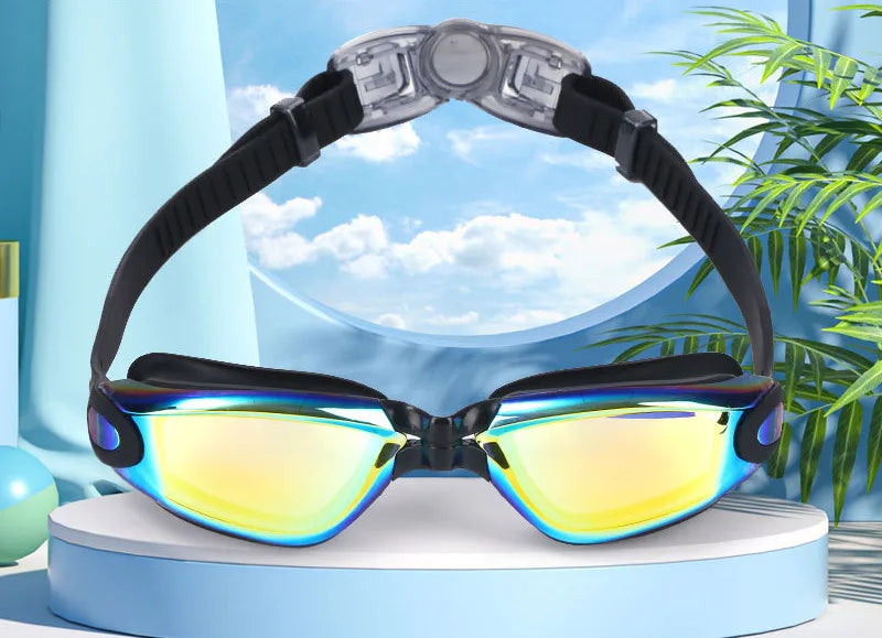 ARENA Professional Waterproof Swimming Goggles Anti-fog UV400 Leak Prevention Glasses Children Students Swim Protection Eyewear