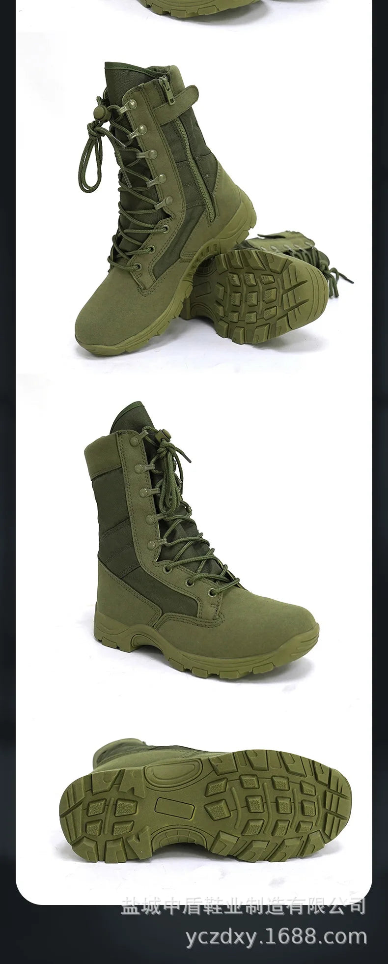 2025 New High Top Combat Boots Green Desert Brown Boot Lightweight Training Boot Hiking Boots Man Tactical shoes