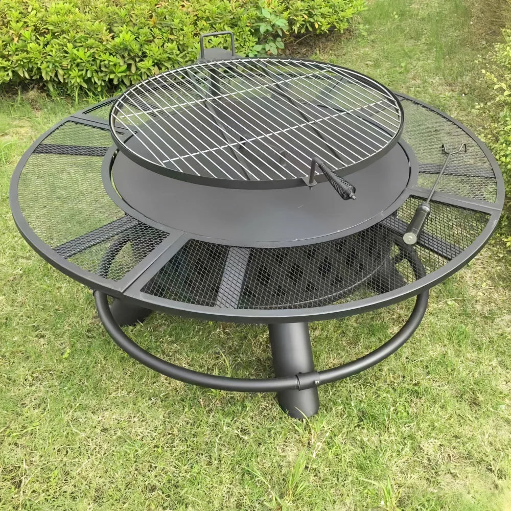 Outdoor barbecue grills, household firewood heating stoves, patio fire pits, villa bonfire pits, fire pit tables for gathering