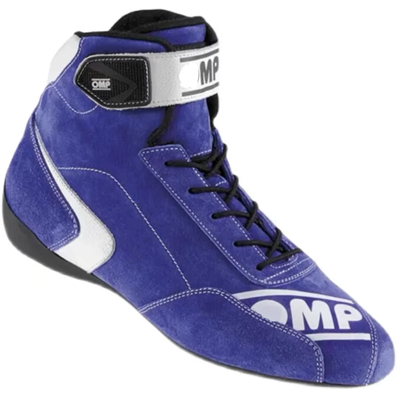 Men's and Women's Boots Comfortable Leather Racing Shoes for driving, cycling, karting, motorcycle riding, casual sports