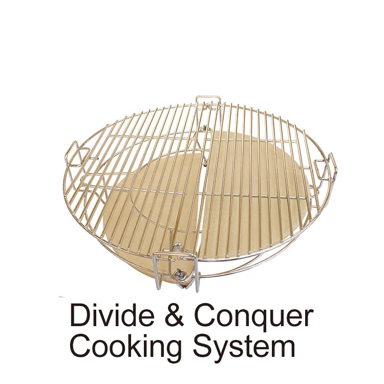 High Quality Kamado 23 Inch Charcoal Kamado Bbq Grill For Outdoor Barbecue Ceramic Bbq Grill