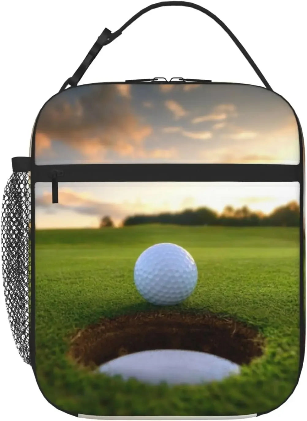 Tennis Racket Art Sport Lunch Bag Insulated Reusable Lunch Box Lunch Tote Lunchbox Portable Bento Bags For