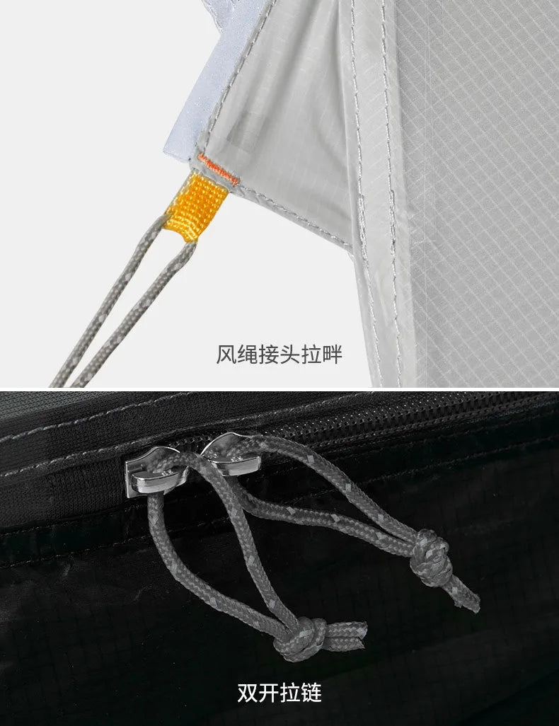 Naturehike-Mongar 2 Tent, Ultralight Double-Person Tent, Professional Outdoor Camping, Mountaineering, Windproof and Rainproof