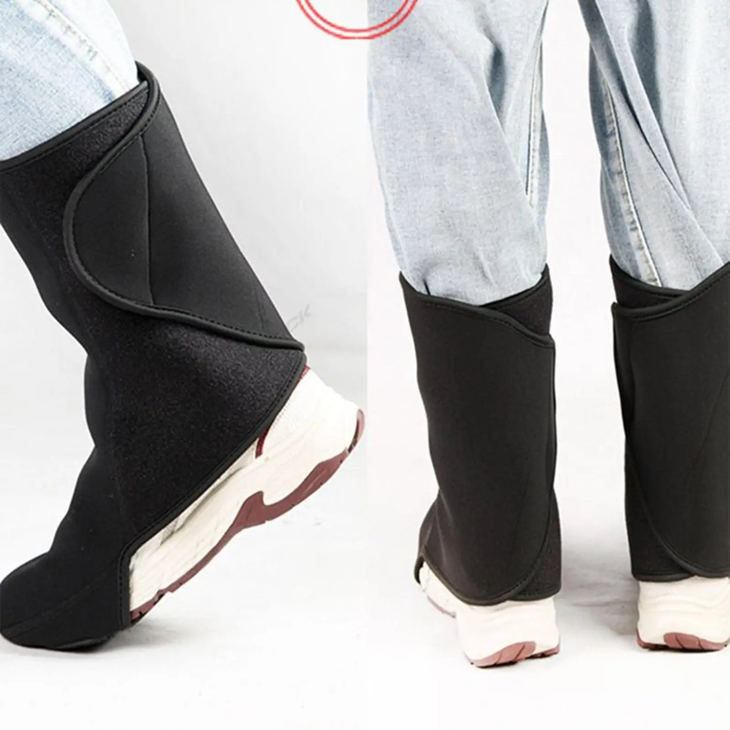 Waterproof Cycling Shoe Covers Thermal Motorcycle Rain Boot Covers Outdoor Supplies for Performance Winter Recreational Riders