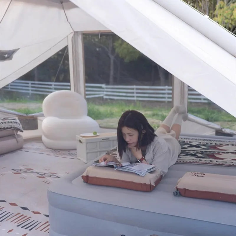 Convenient Storage Inflatable Tent Portable Foldable Outdoor Courtyard Tent Multifunctional Desert Travel Camping Supplies