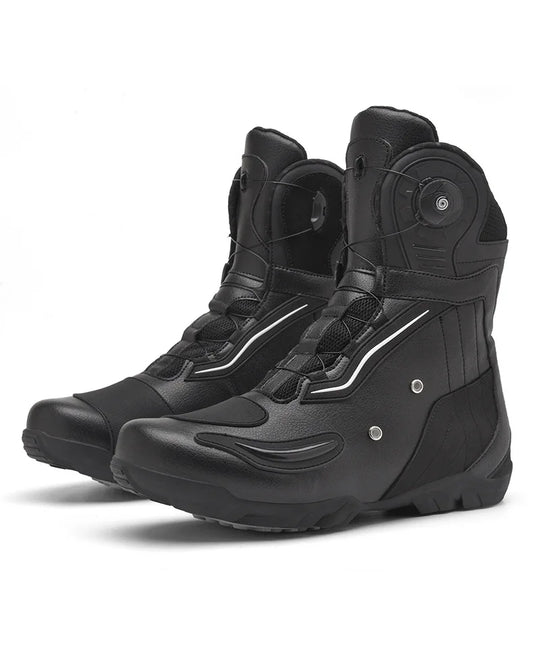 Men Leather Motorcycle Boots Moto Biker Shoes Non-Slip Moto Protection Women Motorcycle Shoes Motorcycle Accessories