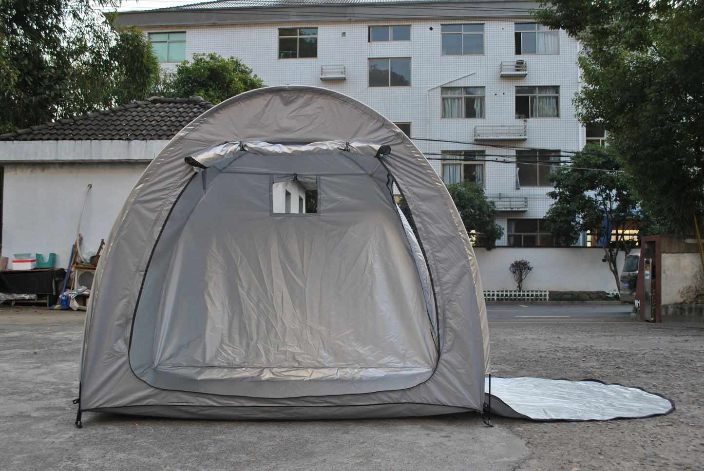 CZX-827 Advanced Bike Tent Bike Storage Shed tent,4 bikes storage tent,4 bikes tent,2 doors bigger cot bed tent,motorcycle tent