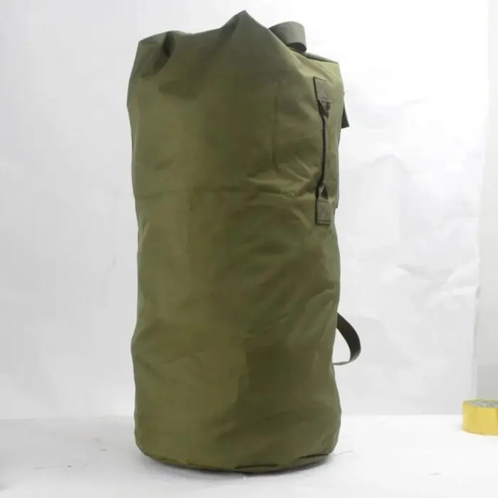 35L Waterproof Cylinder Tactical Backpack, Large Capacity Hiking Camping Travel Rucksack, Outdoor Military MolleBag for MenWomen