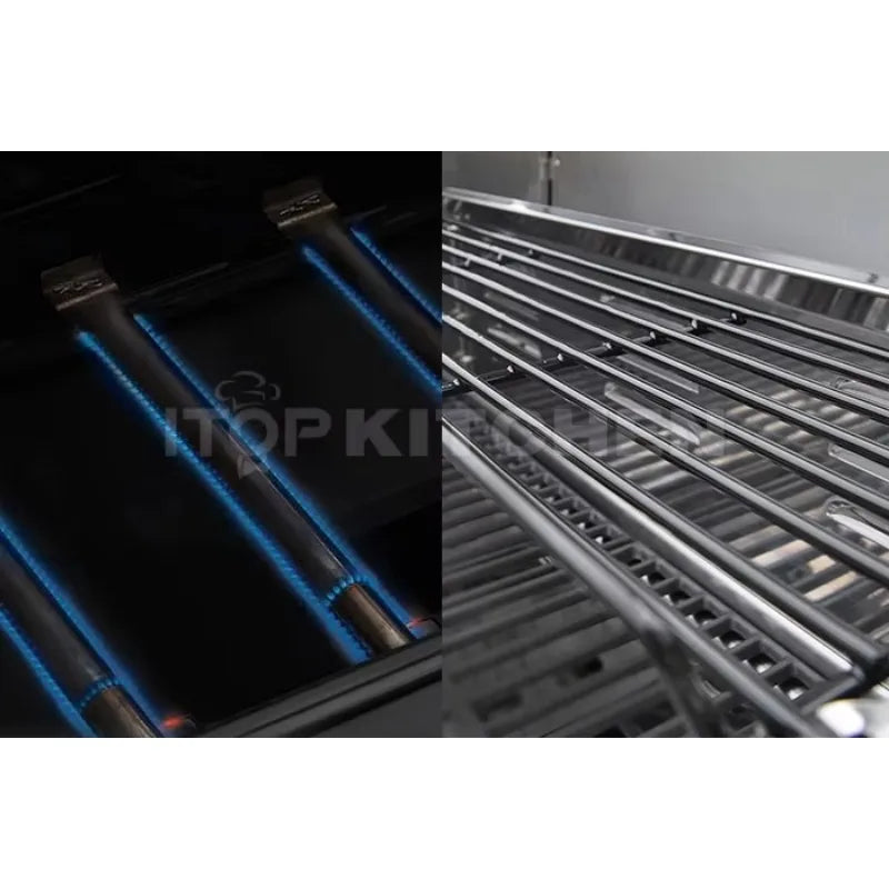 Popular garden barbecue grill outdoor charcoal bbq  commercial heavy duty gas gill with trolley