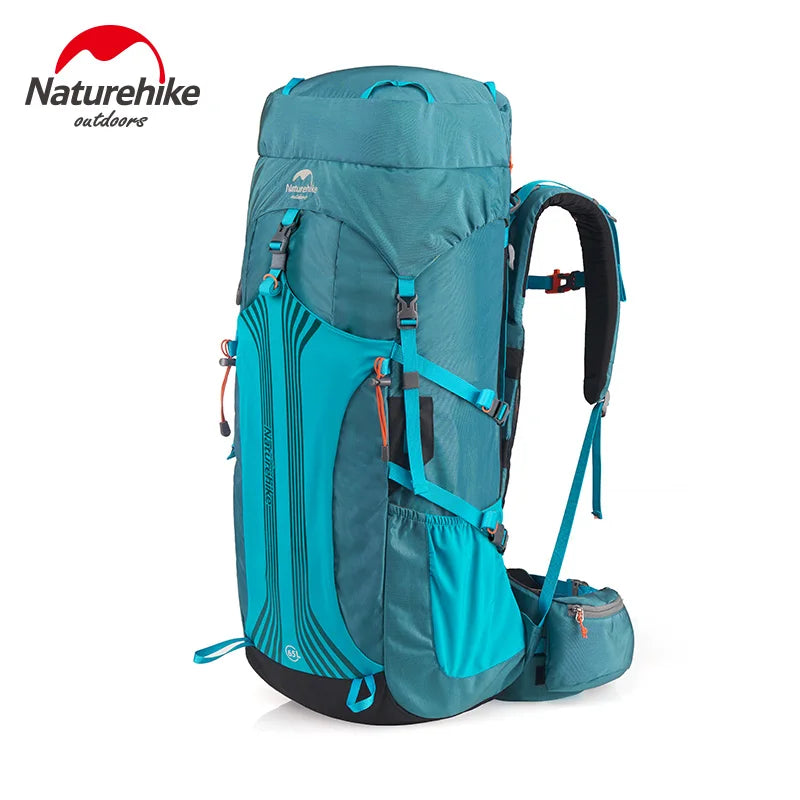 Naturehike 45L 55L 65L Hiking Backpack Outdoor Travel Climbing Camping Bag with Suspension System Waterproof Trekking Rucksack