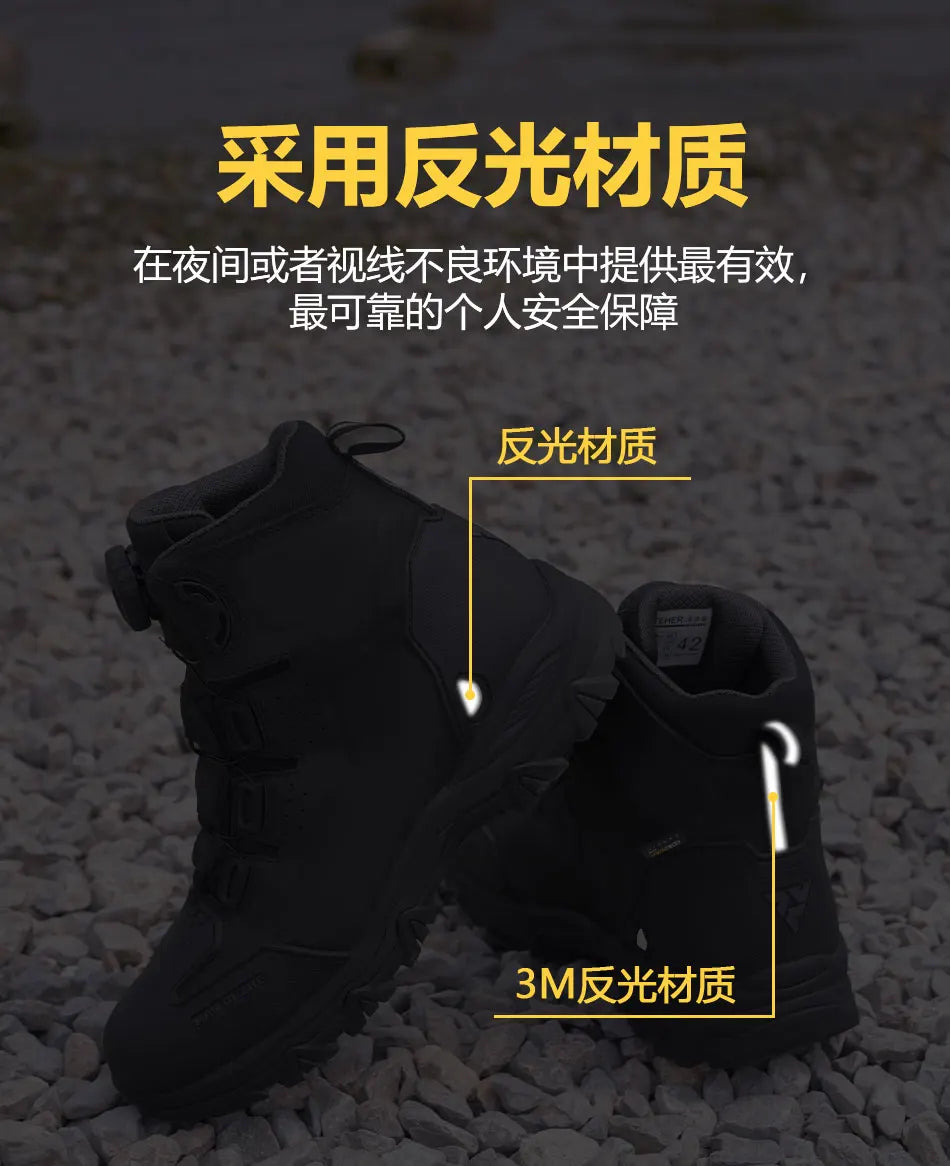 New Mountain Riding Motorcycle Protective Boots Outdoor Motorbike Non-slip Sports Shoes Motorbike Riding Shoes