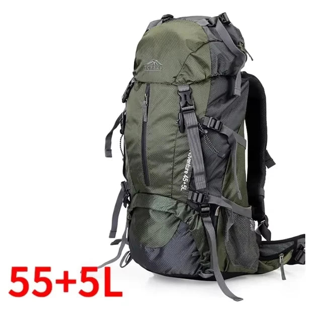 45L-60L Camping Outdoor Hiking Backpack Multi-function External Frame Climbing Bag Backpack Rucksacks Travel sports bag