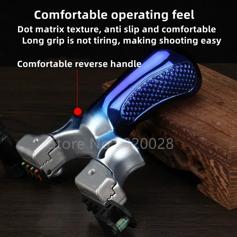Laser Shooting Slingsshot High Precision Sling Outdoor Hunting Slingshot for Hunting High Precision Catapult Tirachinas Caza