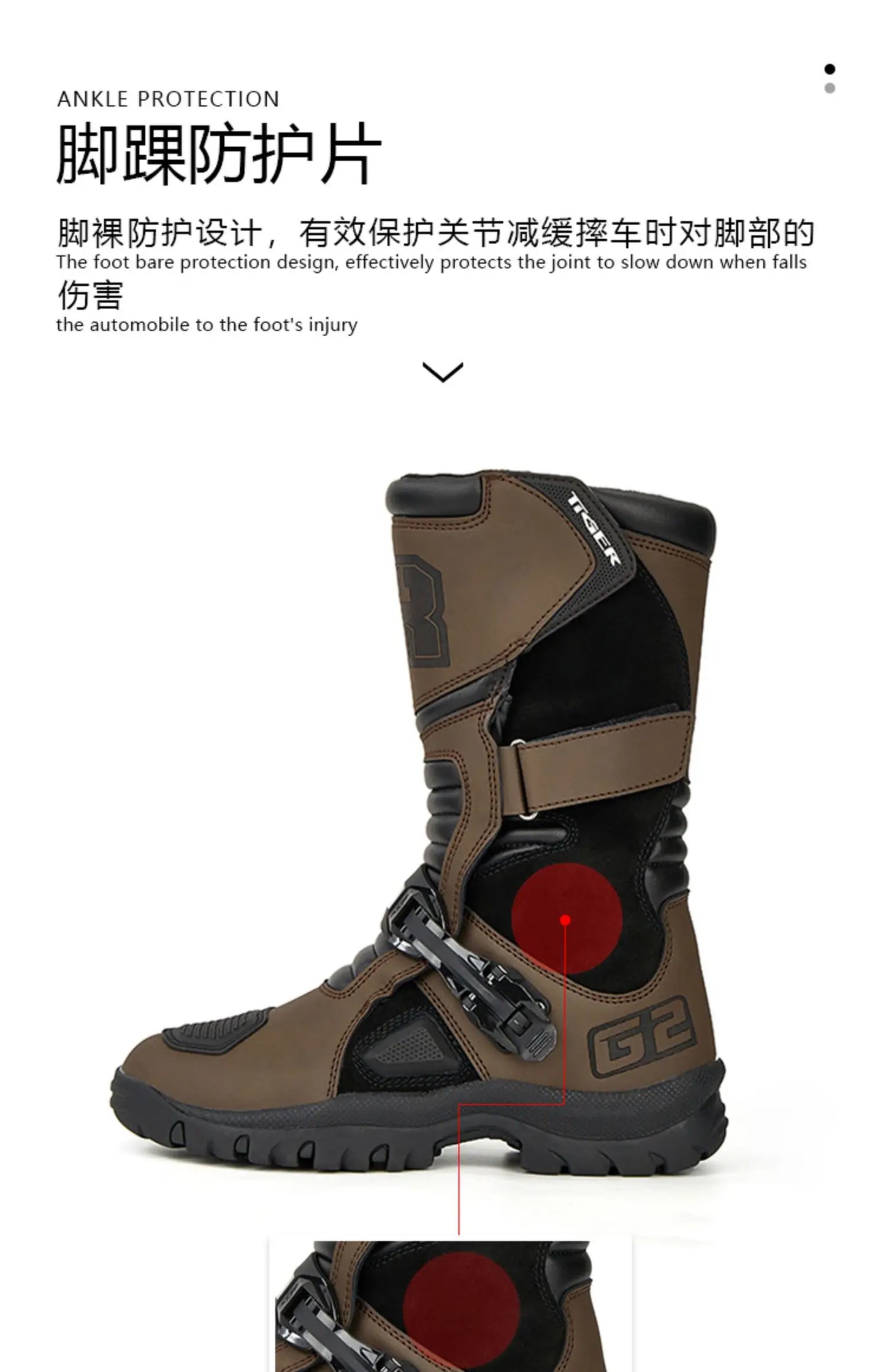 Knight Shoes Wear Resistant Highway Boots Deodorization Motorcycle Riding Shoes Cushioning  Off Road Racing Boots  Waterproof