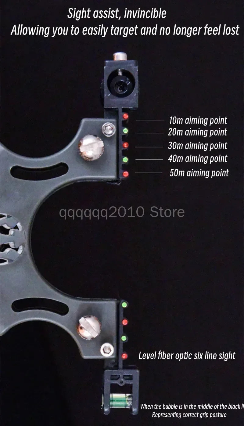 Slingshot Resin Infrared Laser Sight for Outdoor Competitive Hunting Plastic Catapult Free Binding Fast Compression Set