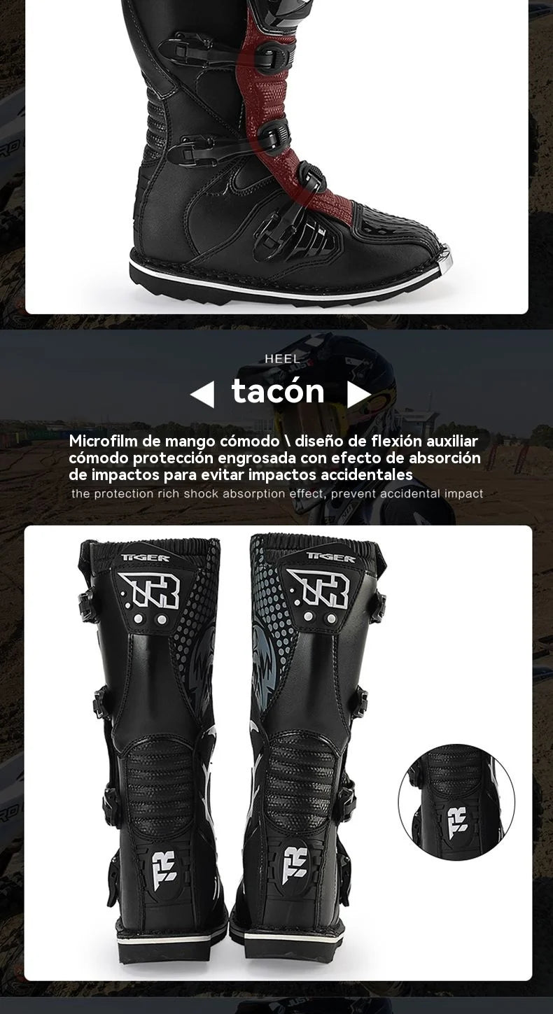 2025 NEW Motorcycle Enduro Motocross Boots Riding Mx Moto Cross Botas Motorbike Motorboats Shoes Racing Men's MTB Downhill Boots