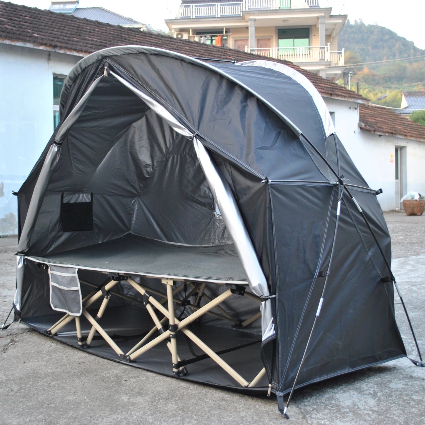 Backpacking Off-Ground Tent 1 Person For Family Gatherings and Barbecues Providing a Dry and Comfortable Space,Not including Cot