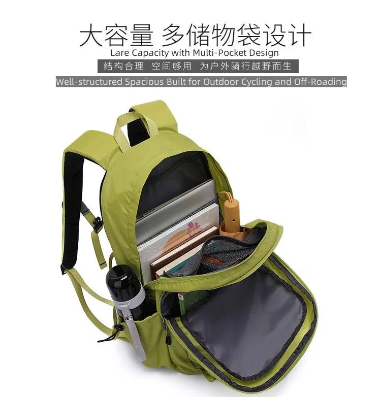 Unisex Multifunctional Outdoor Camping Hiking Climbing Backpack Men Nylon Travel  Adjustable Shoulder Strap Lightweight Bag