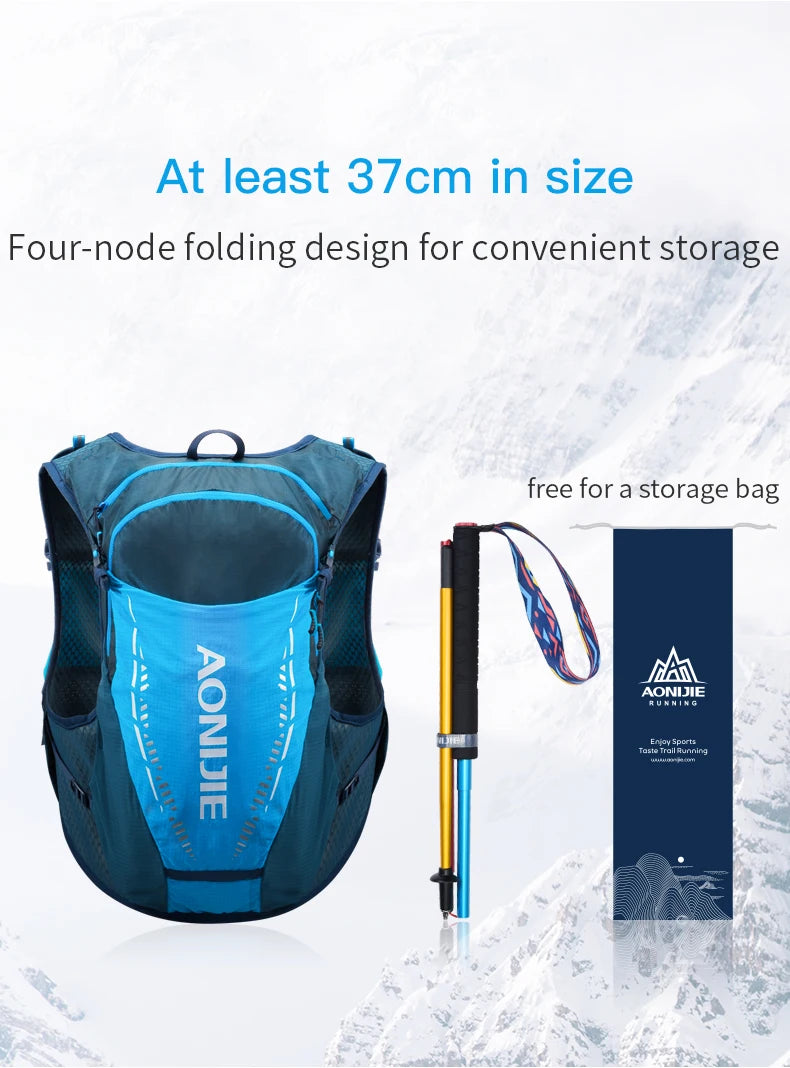 Trekking Poles Folding, Lightweight, Aluminum Hiking Poles,120cm Ultralight For Walking Running Sticks