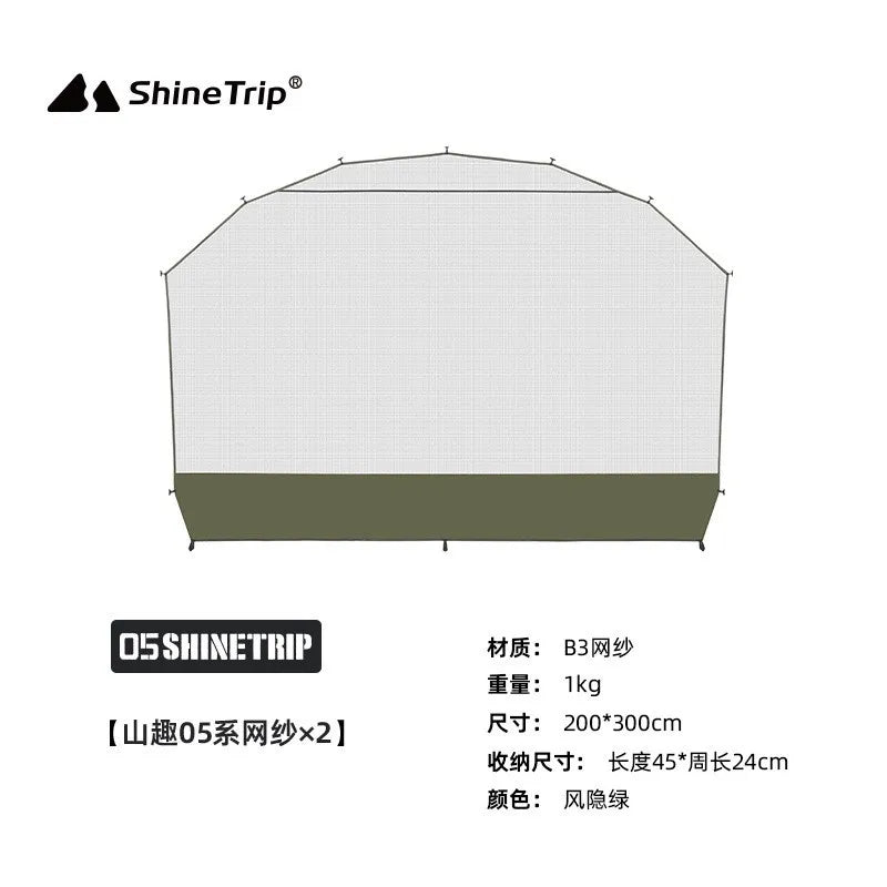 Mountain Fun Tent Outdoor Dome Canopy Oversized Awning Sun Protection Camping Equipment Camping Windproof Can Expand The Dome