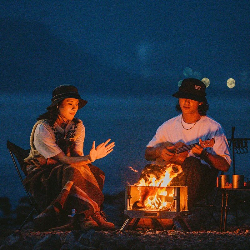 Naturehike Portable Camping Tent Stove glass-ceramic Outdoor Fire Wood Heaters Quick Assemble Backpacking Hiking Burned Stove