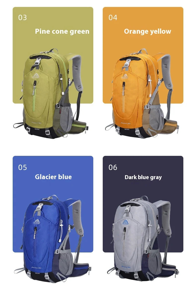 30L Outdoor Backpack Hiking Bag Multi functional Anti splash Mesh Frame Backpack for Tourism Ultra Light Travel Backpack