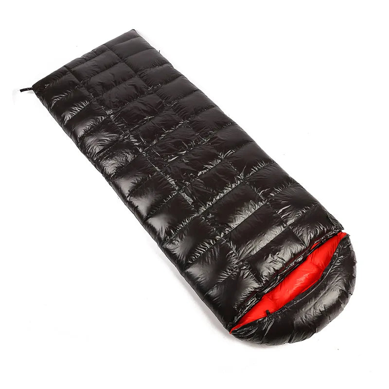 Down Mummy Sleeping Bag for Backpacking, Camping, Waterproof Portable Sleeping Bag, Zip Together for 2 Person Sleeping Bag