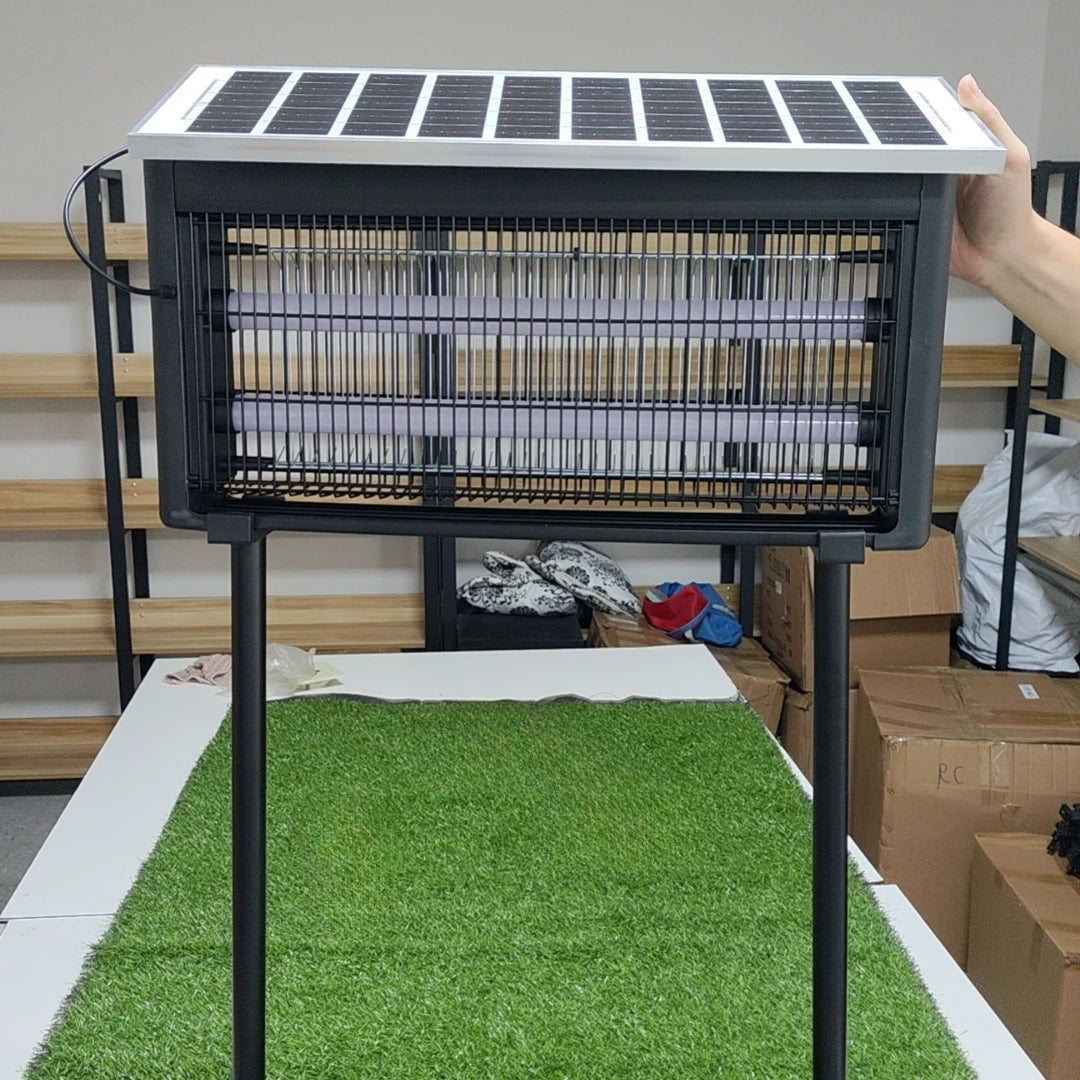 40W 6000mAh Battery Solar-Powered Mosquito Killer Light Source - Outdoor Waterproof Bug Zapper Ideal for Garden Patio & Camping