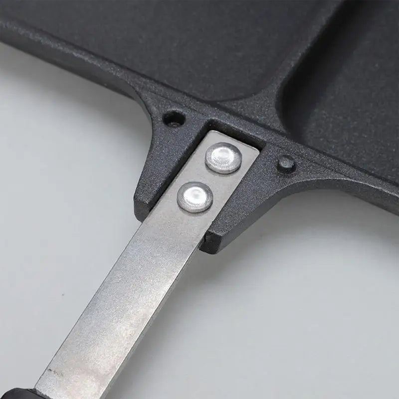 Toasted Sandwich Maker Double Panel Stove Hot Sandwich Maker With Handle Bread Toaster Non-Stick Frying Pan Stove Grill Pan