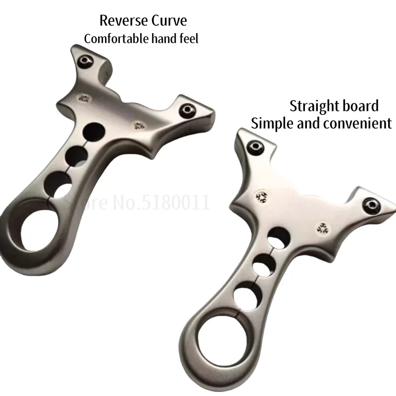 High-end TC21 Titanium Alloy High-end Hunting Slingshot Precision Shooting Competitive Outdoor Sports Catapult for Adults Games