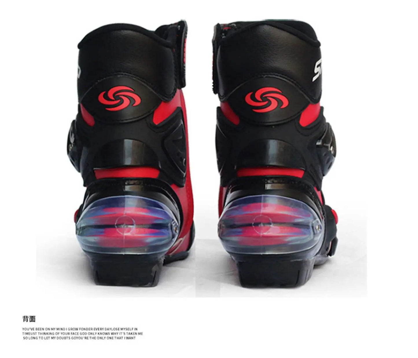 Motorcycle Boots Feet Protection High-Speed Pro-Biker Microfiber Men's Boats Moto Motorbike Race Boot Breathable Anti-fall Shoes