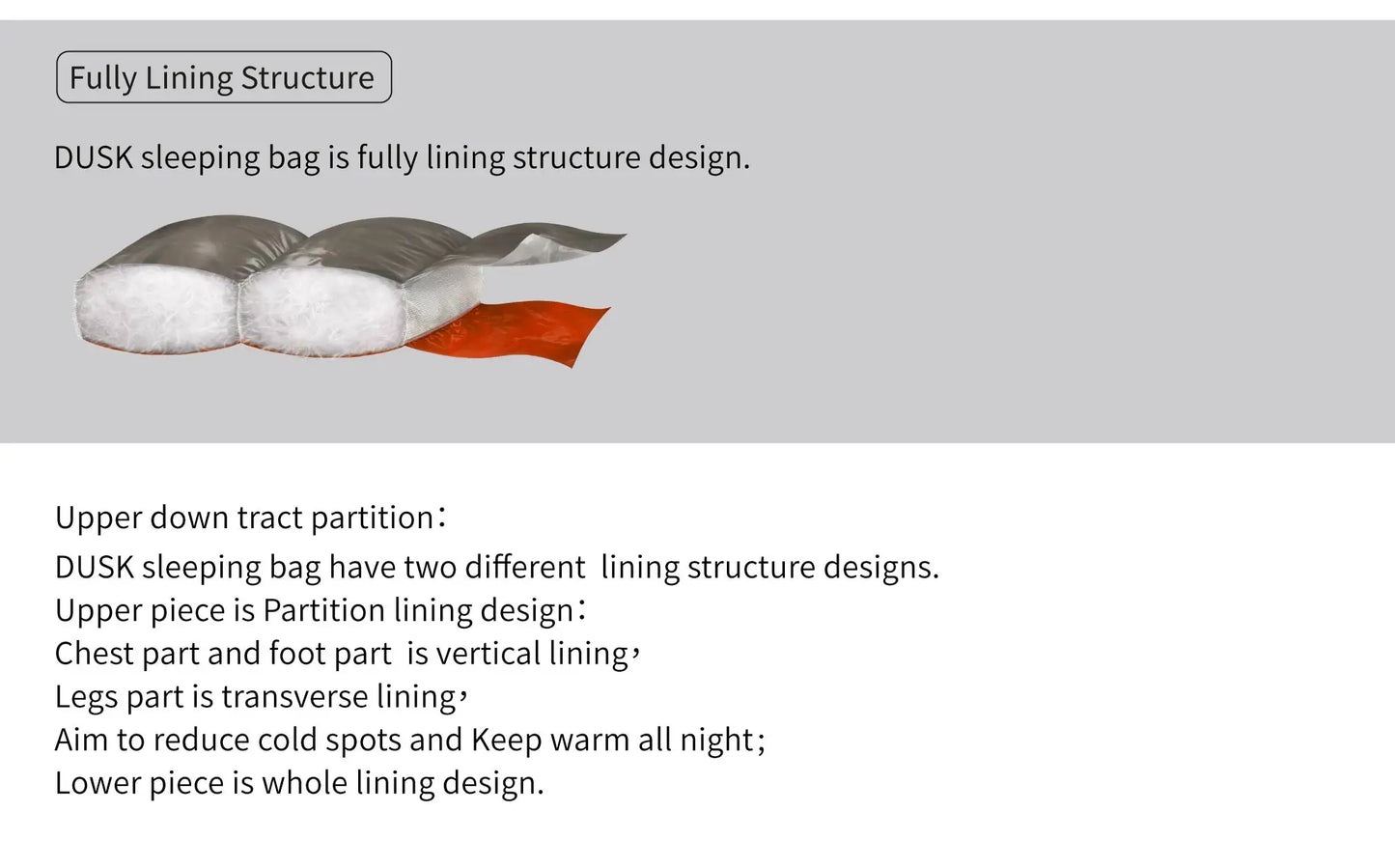 AEGISMAX Wind Hard Dusk Upgrade 7D Nylon 800FP Duck Down Sleeping Bag Outdoor Camping Hiking Bag