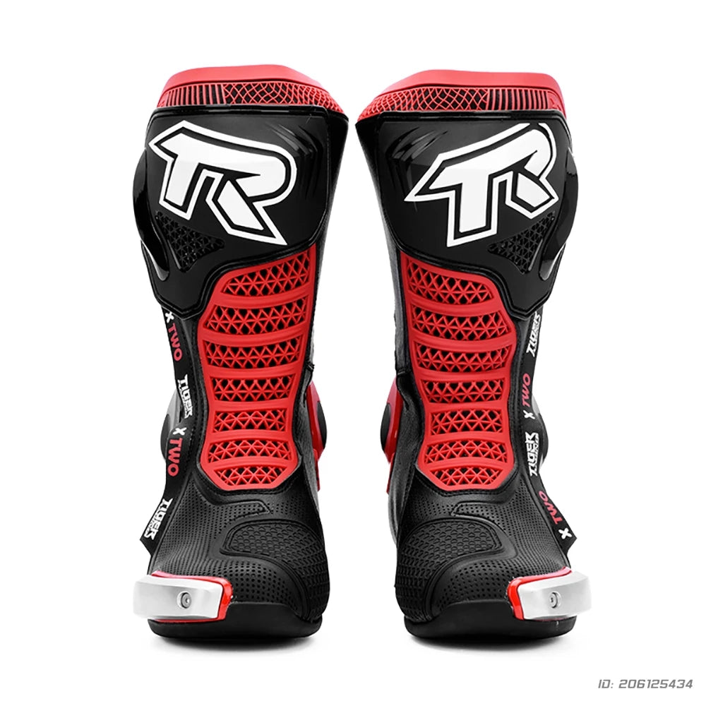 Men's Motorcycle Boots Non-slip Racing Off-road Shoes Professional Protective Moto Boots Sport Touring Protection Riding Gear