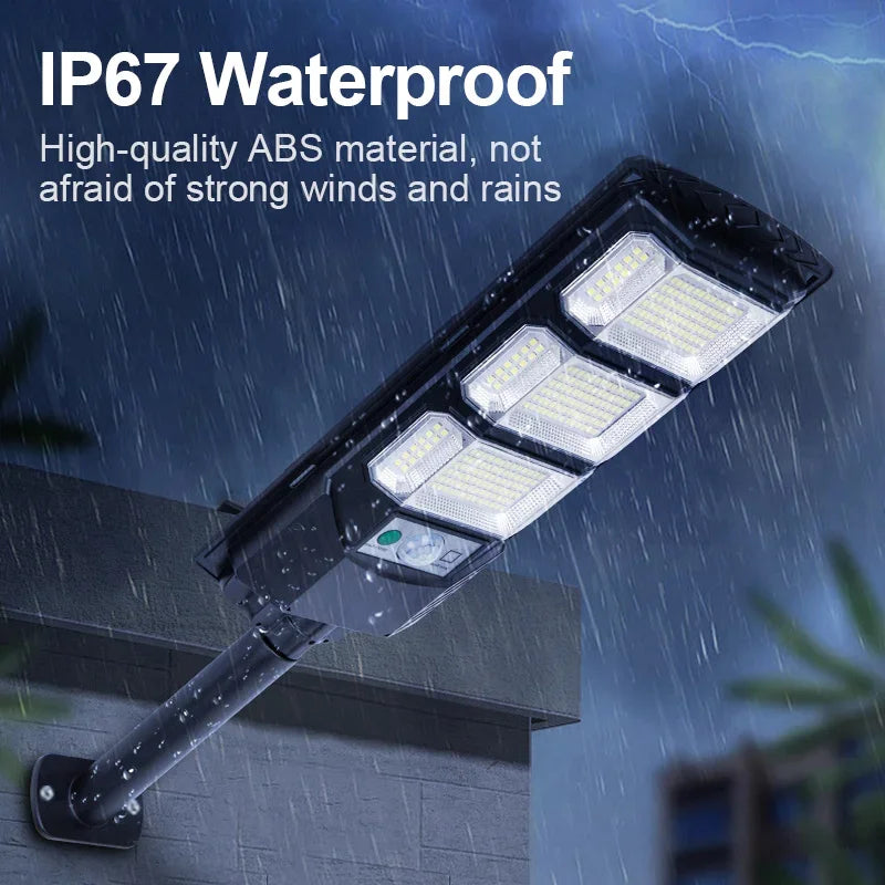 Solar Power Wall Lights  with Motion Sensor Outdoor Sunlight Charge Waterproof Street Light Garden Led Solar Spotlight