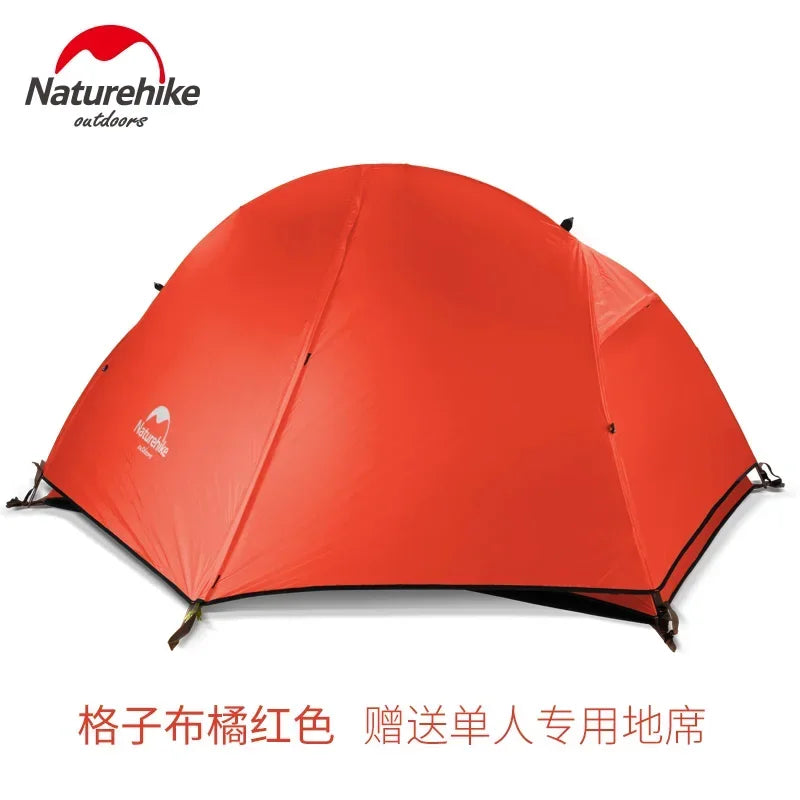 Naturehike Cycling Tent 1 Person Ultralight Backpacking Tent Outdoor Double Layer Fishing Beach Travel Hiking Camping Tent