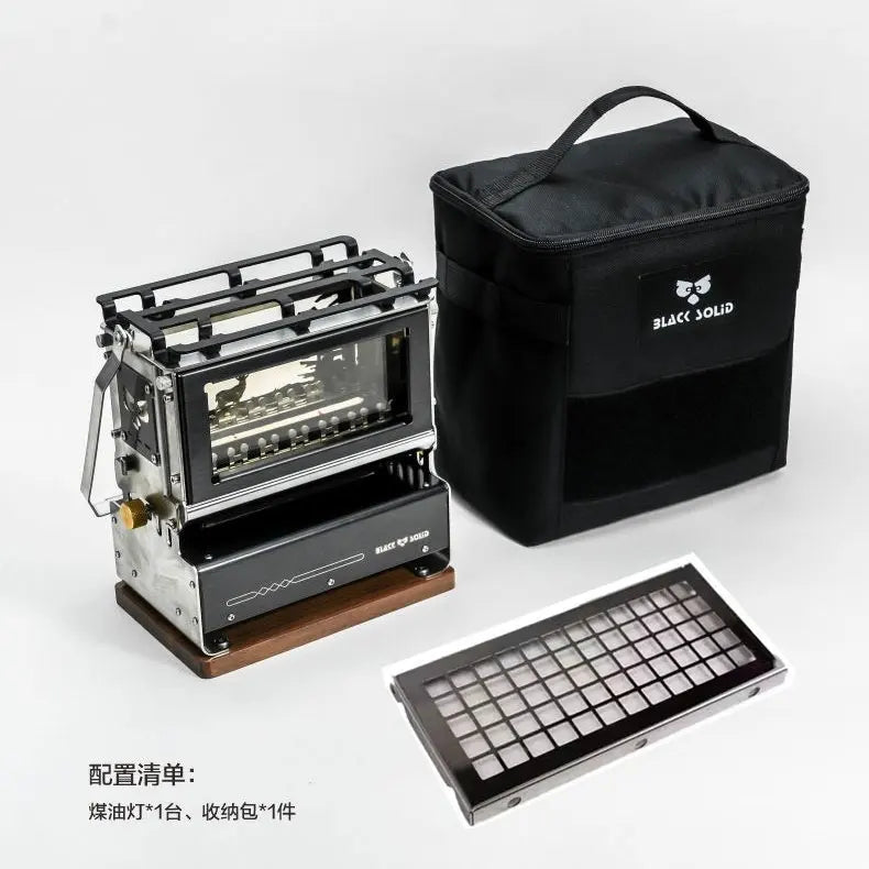 Portable Oil Lamp Stove Portable Outdoor Retro Camping Kerosene Lamp Camping Supplies Alcohol lamp