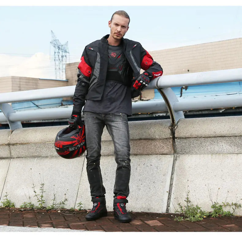 New Arcx Motorcycle Riding Boots Cowhide Casual Motorbike Road Travel Cycling Shoes Men Breathable Botas Four Season For Honda