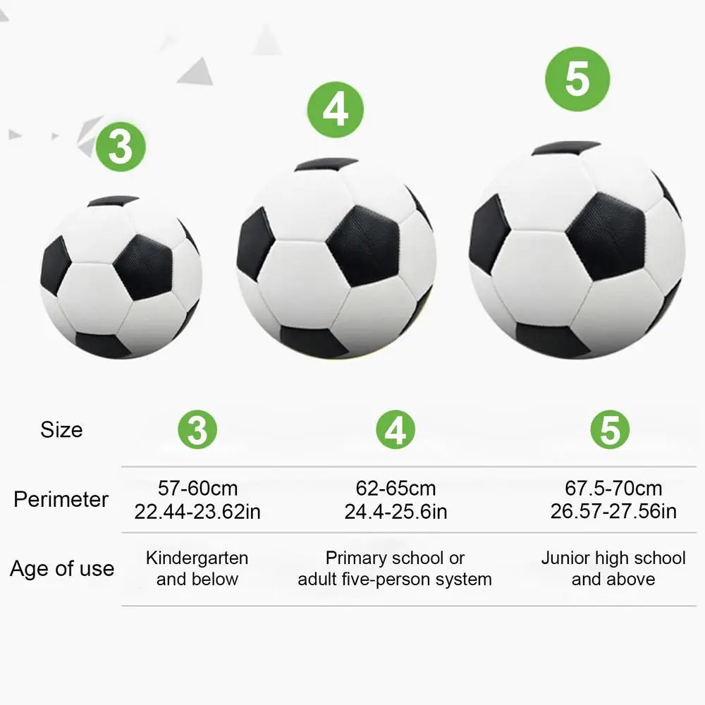 Kids Football Soccer Training Ball Kids Children Students Football Soccer Ball Sports Equipment Accessories Size 3/4/5