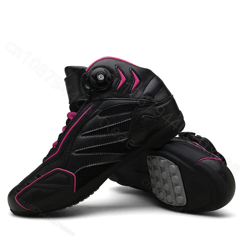 Soft Motorcycle Boots PRO Boot Biker Waterproof SPEED Motorboats Men Motocross Boots Non-slip Motorcycle Shoes