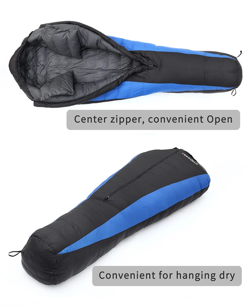 Kamperbox Sleeping Bag Camping Ultralight Outdoor Sleeping Bag Down 0-5°C Alfa210