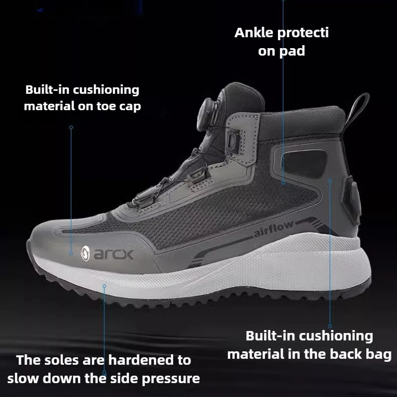 2025 New ARCX Motorcycle Riding Shoes Moto Road Botas Anti Fall Breathable Summer Moto Cycling Equipment Moto  Accessories