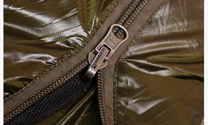 Waterproof Custom Wholesale Winter Luxury Goose Down Feather Sleeping Bag with Zipper Camping Hike