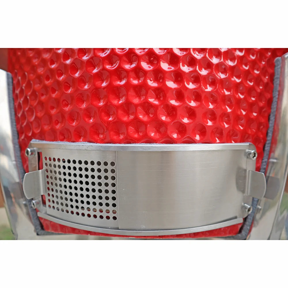 Auplex Manufacturer Hot Sale 21 Inch Kamado Outdoor BBQ Kitchen Camping Charcoal BBQ Grill