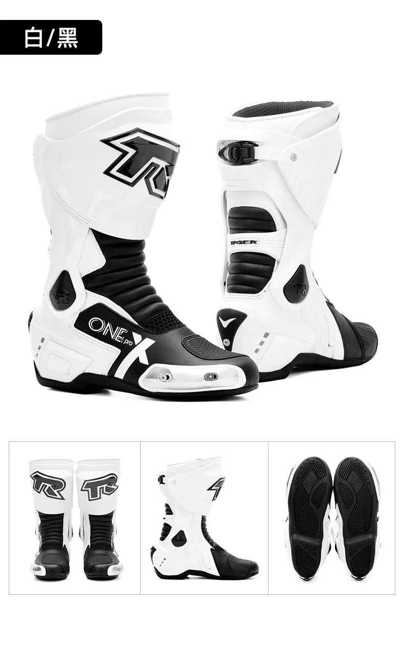 Motocross Off-Road Rally Professional Boots Motorcycle long Boots Safety Riding Protection Shoes Motorbike Rider Biker Shoes