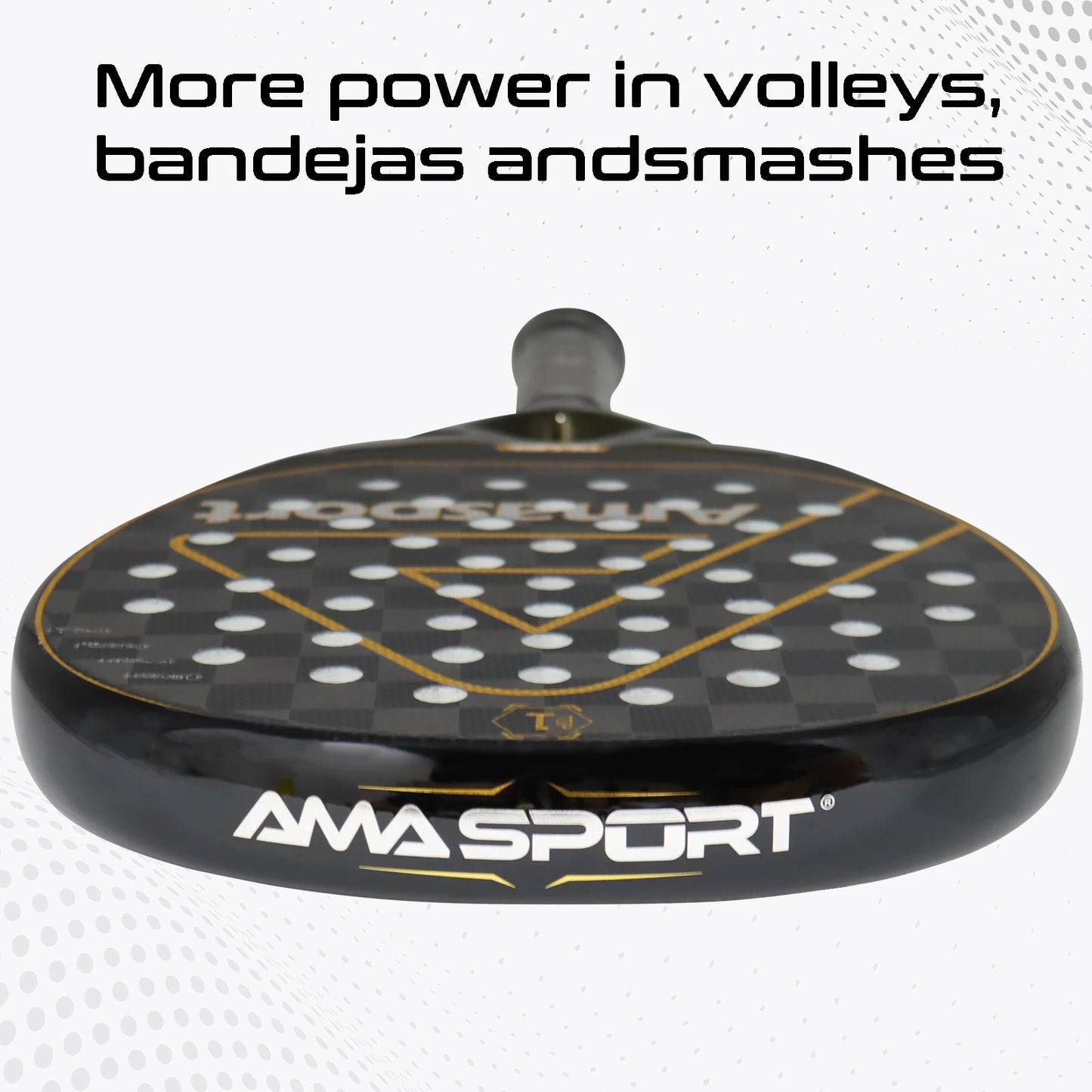 AMASPORT 3k/12k/18k Padel Tennis Racquets High Density & Quality With Padel Bags For Racket EVA Memory Flex Foam Core For Unisex