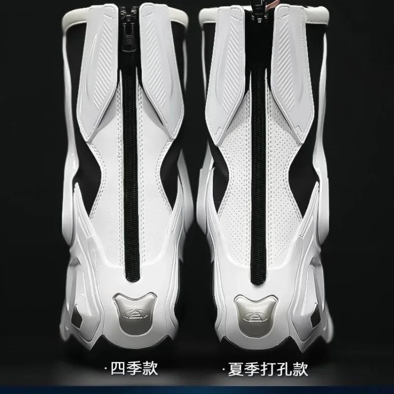 Motorcycle Riding Boots Motorcycle Rally Off-road Racing Shoes Warm and Anti Fall Riding Shoes Motorcycle Travel Supplies